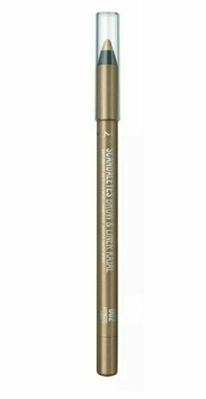 Rimmel Scandaleyes Waterproof Brow & Liner Kajal Pencil, 002 Hypnotic Gold